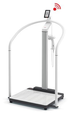 seca Scale-up Line - EMR-validated handrail scale with ID-Display™ and optional height measurement #0
