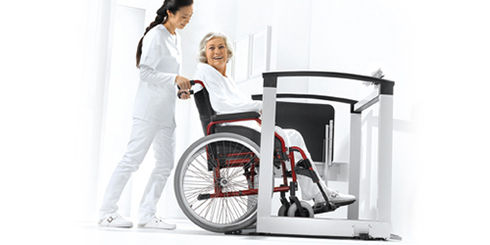 Multifunctional and wheelchair scales